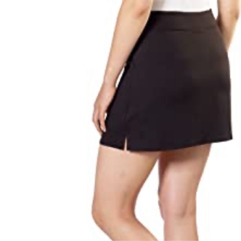 NEW-TRANQUILITY by Colorado Clothing Solid Black Athletic Stretchy Skort Size MD - Picture 6 of 12